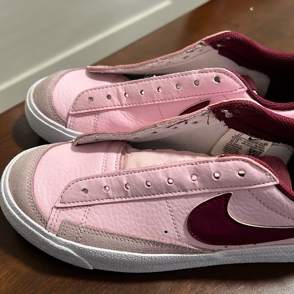 Nike Blazer Low '77 (GS) Big Kids' Pink Foam-Dark Beetroot - Picture 3 of 9